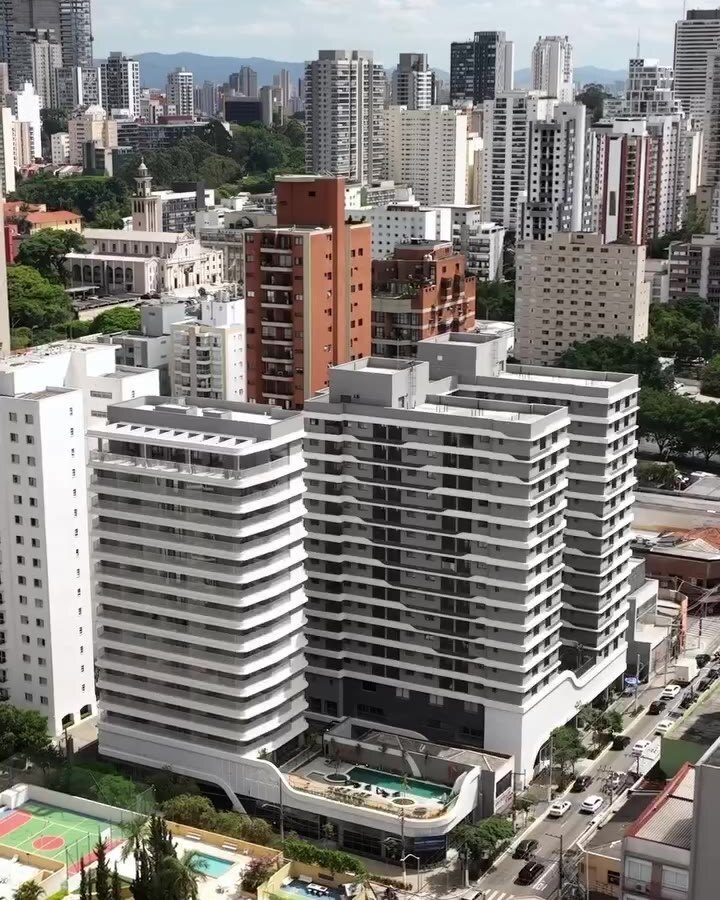 Nex One Teodoro entregue, vista aérea sobre Pinheiros